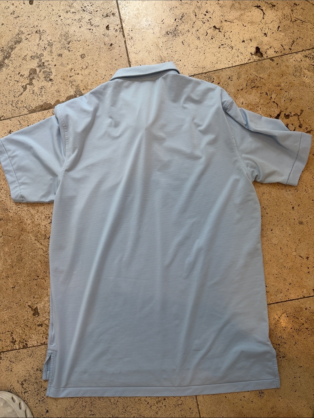 Peter Millar Pale Blue Short-Sleeve Polo - Picture 4 of 4